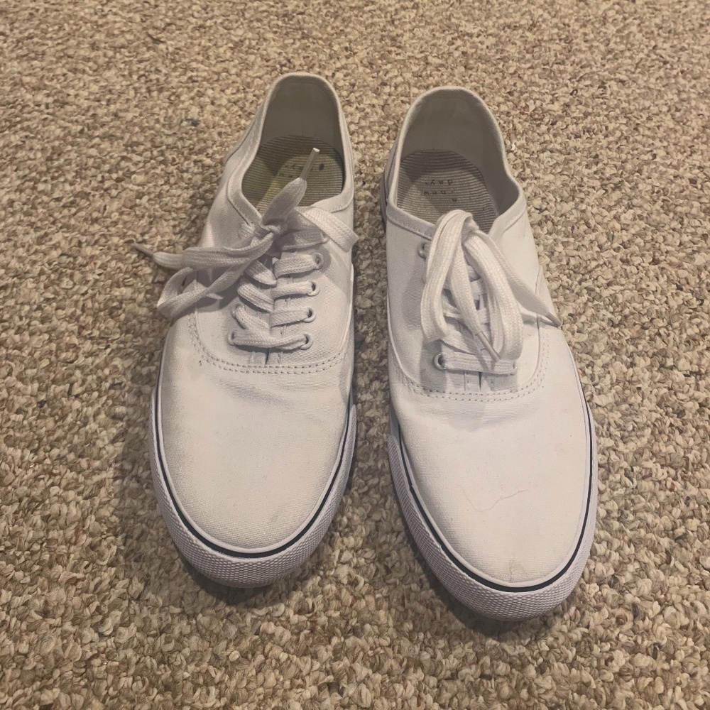White Canvas Sneakers